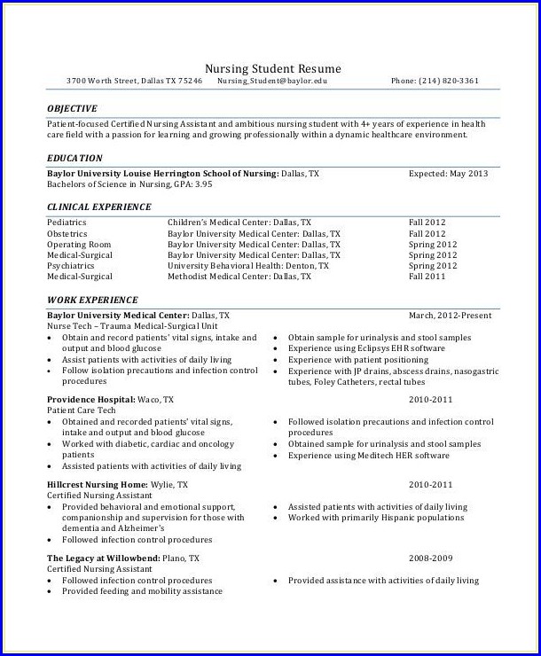 Free Nursing Resume Templates 2019 Free Nursing Resume Templates 2019