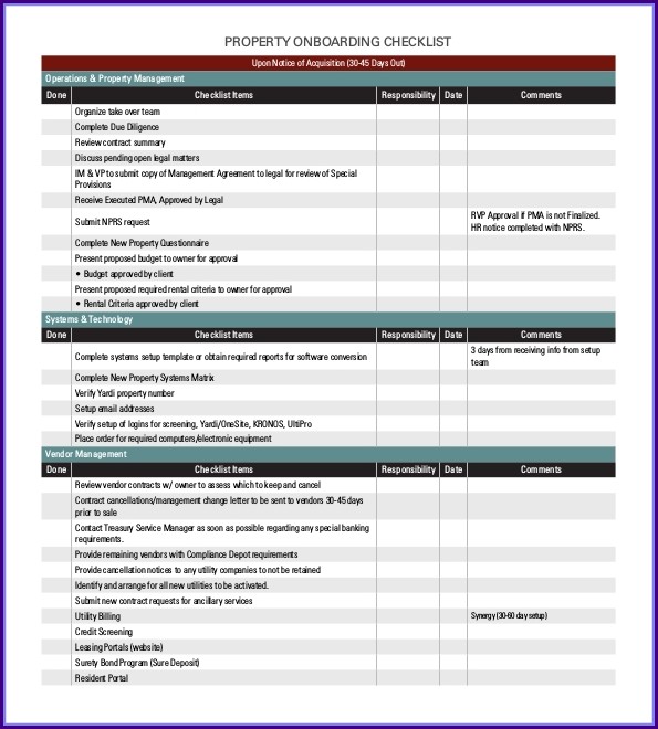 Free Onboarding Checklist Template Excel Free Onboarding Checklist Template Excel