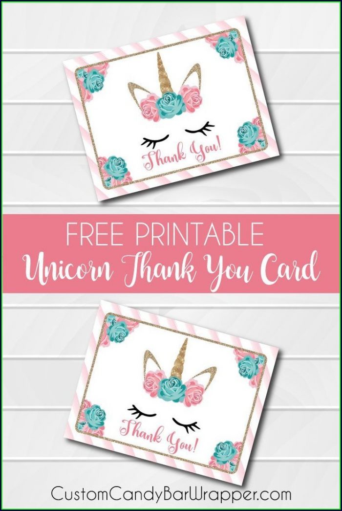 Free Printable Unicorn Birthday Card Template Free Printable Unicorn Birthday Card Template