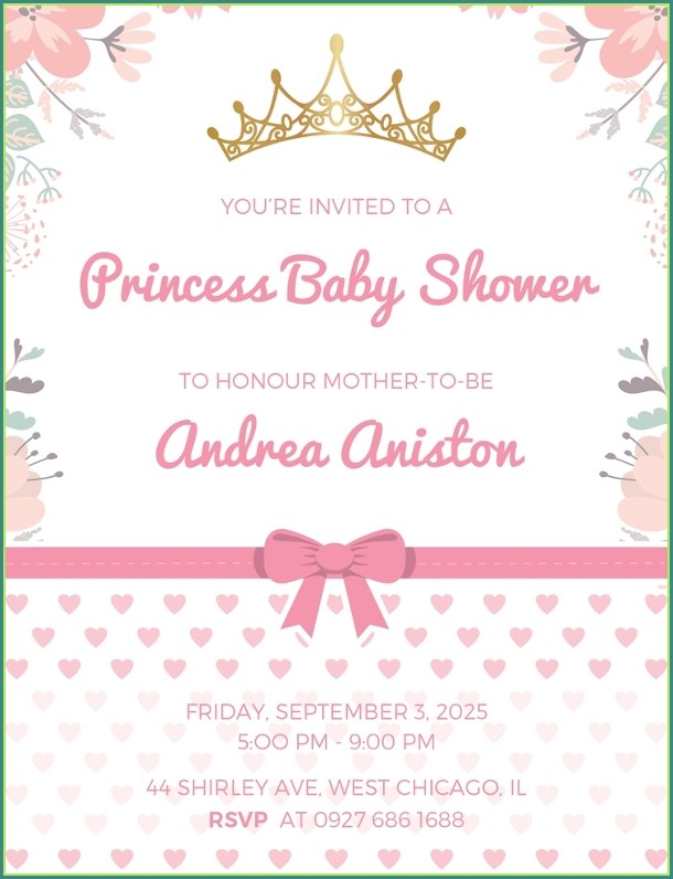 Girl Baby Shower Invitations Templates Free Girl Baby Shower Invitations Templates Free
