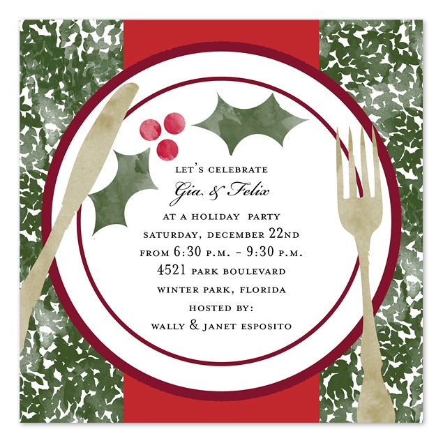 Invitation To Christmas Dinner Template Invitation To Christmas Dinner Template