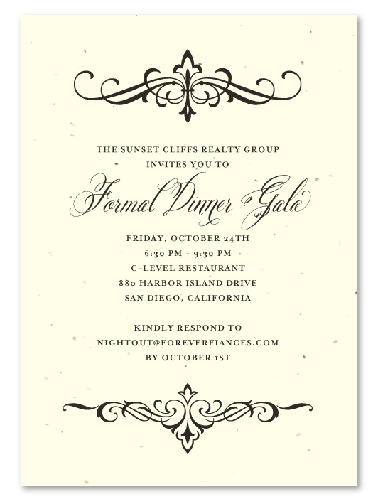Invitation To Gala Dinner Template Invitation To Gala Dinner Template