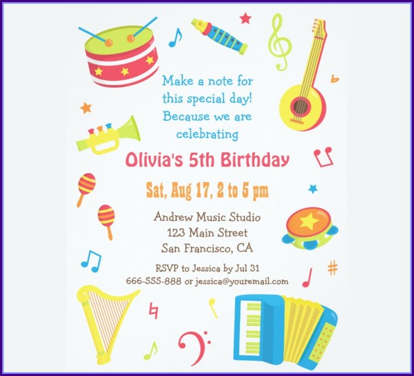 Kids Birthday Party Invitation Template Kids Birthday Party Invitation Template