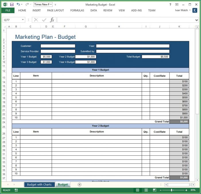 Marketing Action Plan Template Excel Marketing Action Plan Template Excel