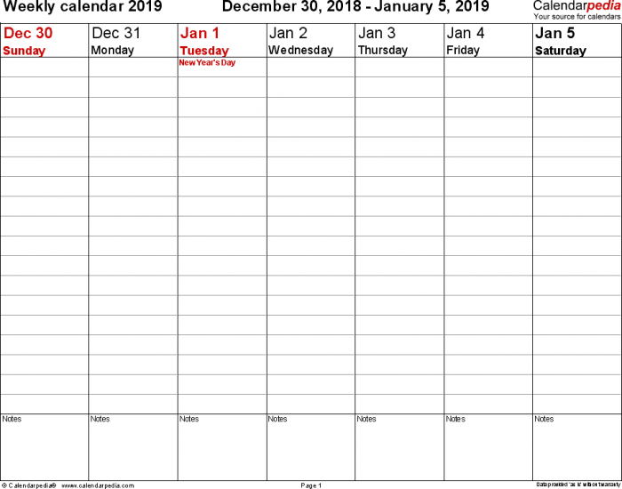 Monthly Work Schedule Template 2019 Monthly Work Schedule Template 2019