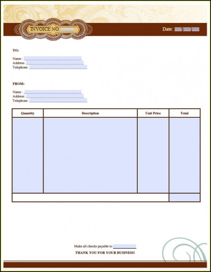 Musician Invoice Template Pdf Musician Invoice Template Pdf
