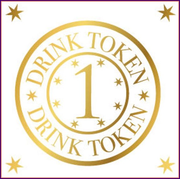 Printable Drink Token Template Printable Drink Token Template