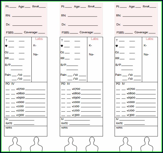 Printable Nursing Shift Planner Template Printable Nursing Shift Planner Template