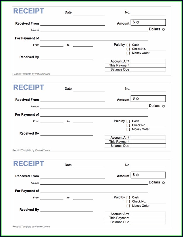 Printable Payroll Receipt Template Printable Payroll Receipt Template