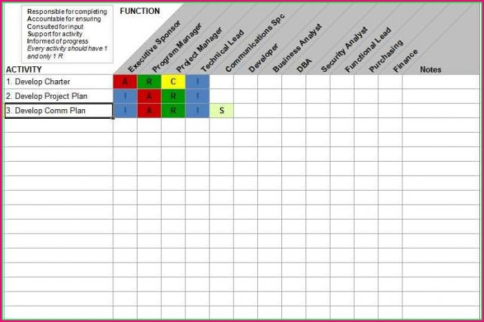 Raci Project Management Template Excel Raci Project Management Template Excel