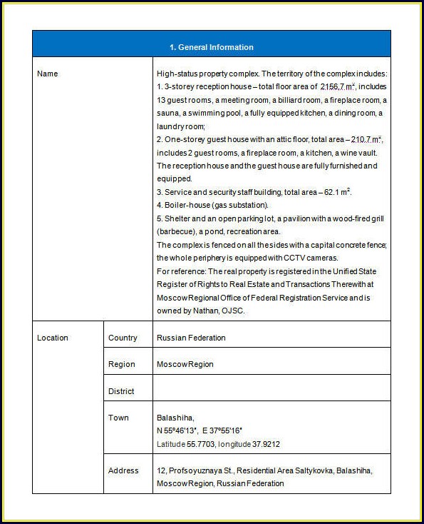Real Estate Investment Proposal Template Real Estate Investment Proposal Template