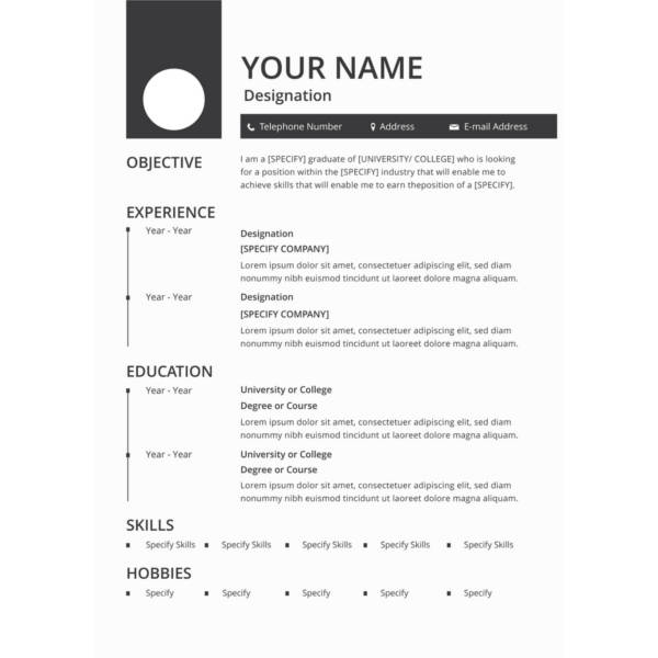 Resume Templates Pdf Free Resume Templates Pdf Free