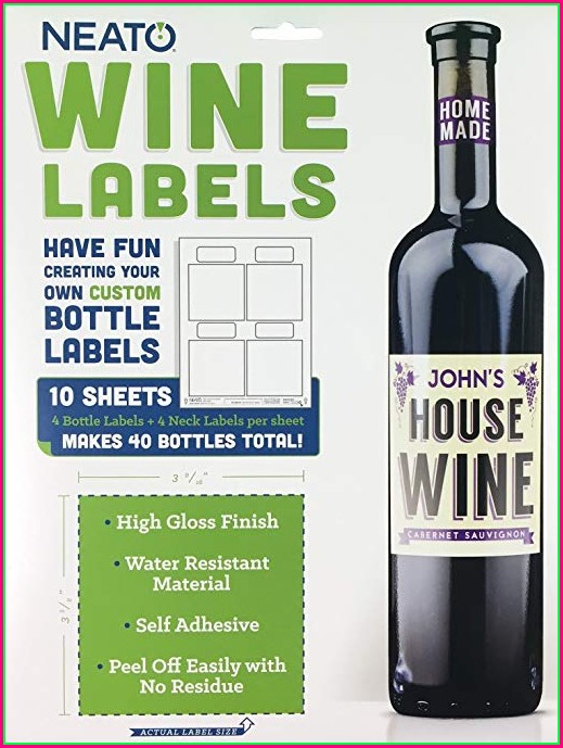 Wine Bottle Neck Tag Template Wine Bottle Neck Tag Template