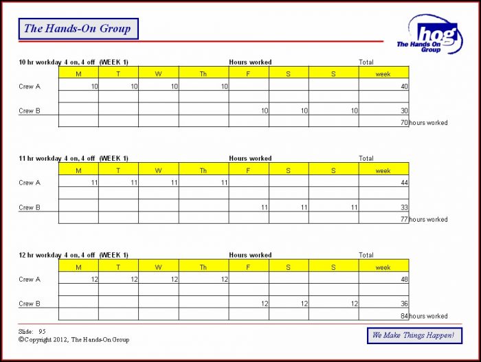 24 Hour 10 Hour Shift Schedule Templates 24 Hour 10 Hour Shift Schedule Templates