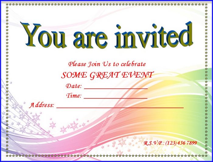 50th Birthday Invitation Templates Microsoft Word 50th Birthday Invitation Templates Microsoft Word
