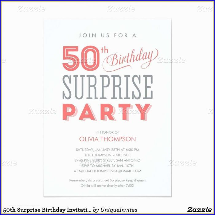 50th Birthday Invitation Templates Word Free 50th Birthday Invitation Templates Word Free