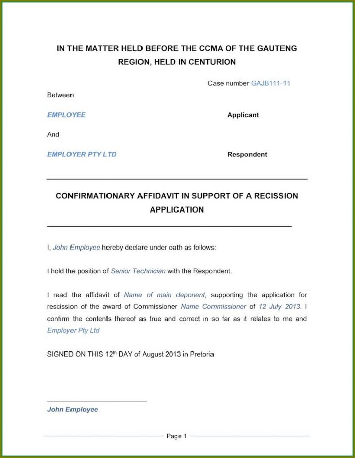 Affidavit Template South Africa Pdf Affidavit Template South Africa Pdf