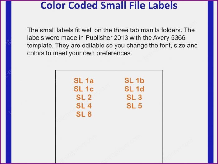 Avery File Folder Label Templates Avery File Folder Label Templates