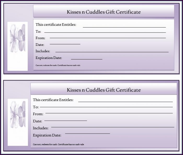 Avery Gift Certificate Template Free Avery Gift Certificate Template Free