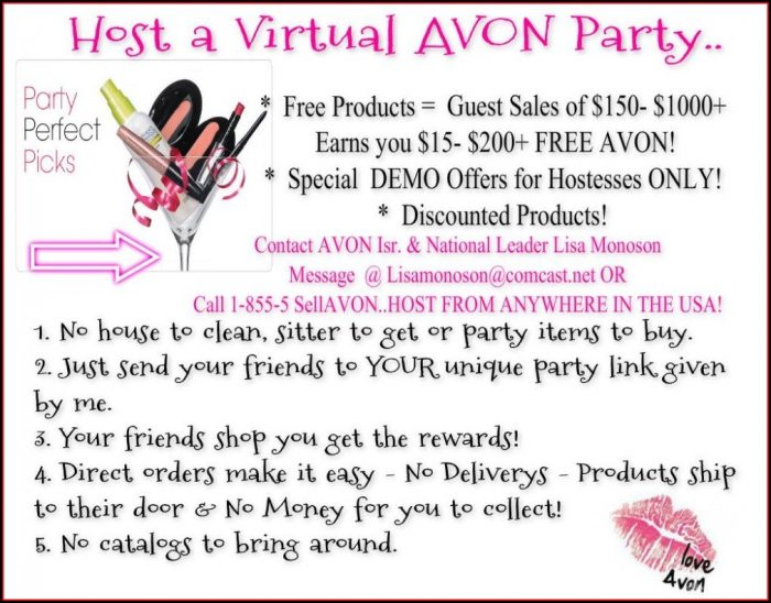 Avon Party Invitation Templates Avon Party Invitation Templates