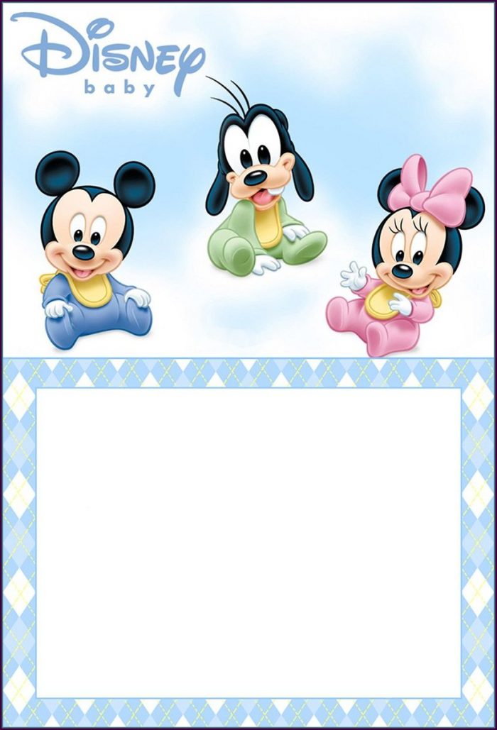 Baby Mickey Mouse Invitation Template Baby Mickey Mouse Invitation Template