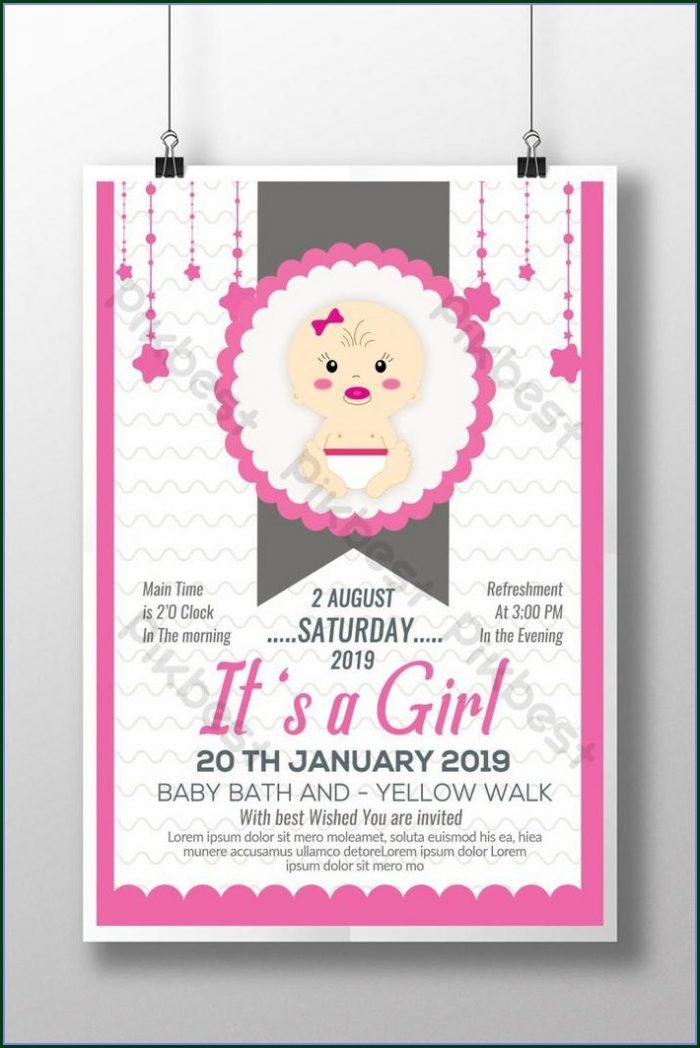 Baby Shower Poster Template Free Baby Shower Poster Template Free