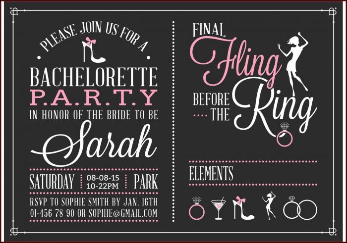 Bachelorette Invitation Templates Free Download Bachelorette Invitation Templates Free Download