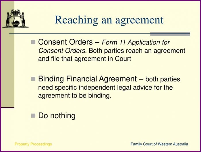 Binding Financial Agreement Template Western Australia Binding Financial Agreement Template Western Australia