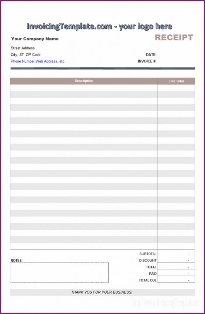 Blank Car Invoice Template Blank Car Invoice Template