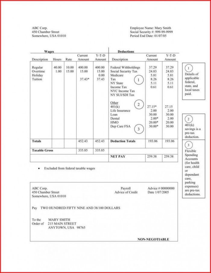 Blank Check Stub Template Pdf Blank Check Stub Template Pdf
