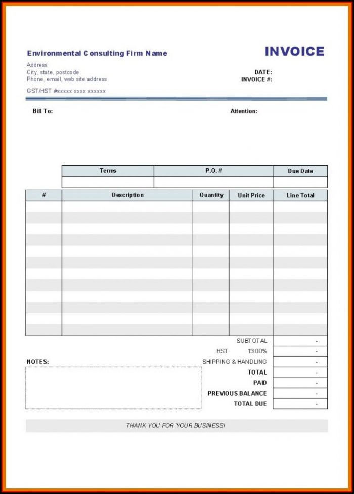 Blank Invoice Template Word Download Free Blank Invoice Template Word Download Free