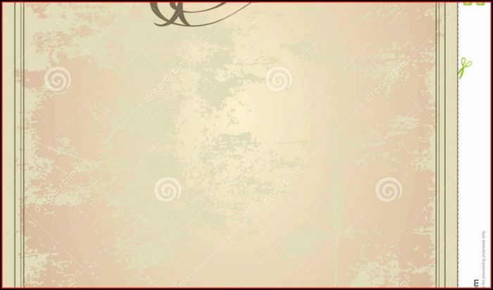 Blank Menu Card Design Templates Blank Menu Card Design Templates