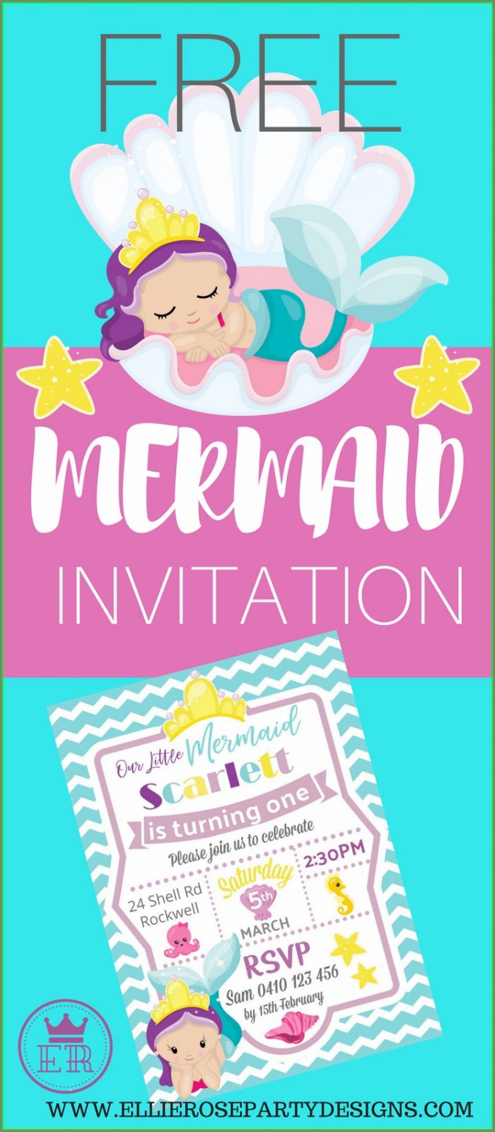 Blank Under The Sea Invitation Template Free Blank Under The Sea Invitation Template Free