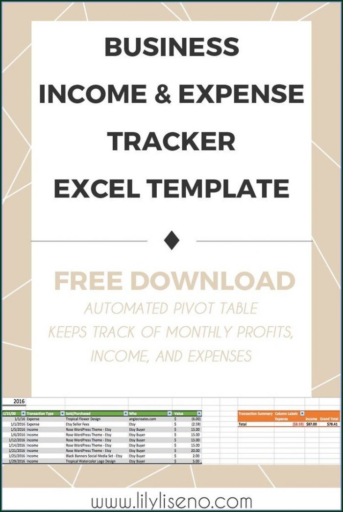 Business Expense Template Excel Free Business Expense Template Excel Free