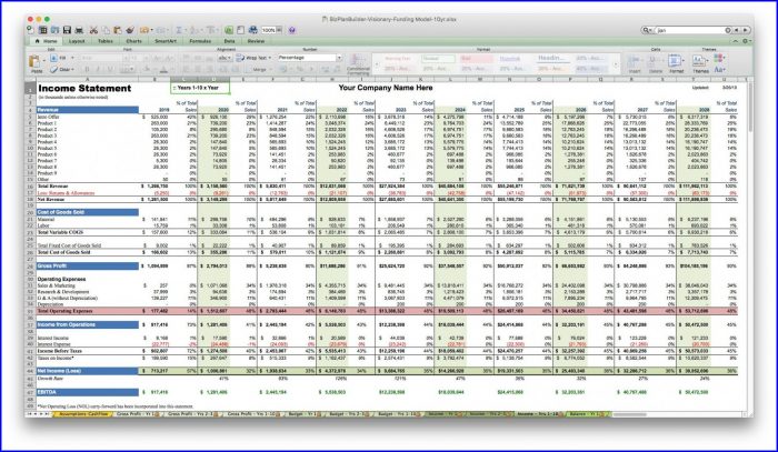 Business Plan Financial Template Excel Download Business Plan Financial Template Excel Download