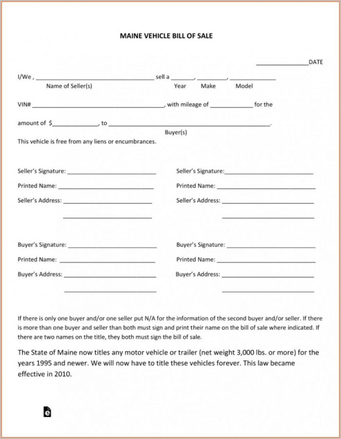Car Bill Of Sale Template Georgia Car Bill Of Sale Template Georgia