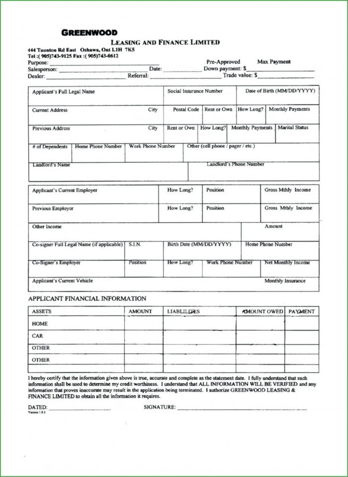 Car Lease Contract Template Car Lease Contract Template