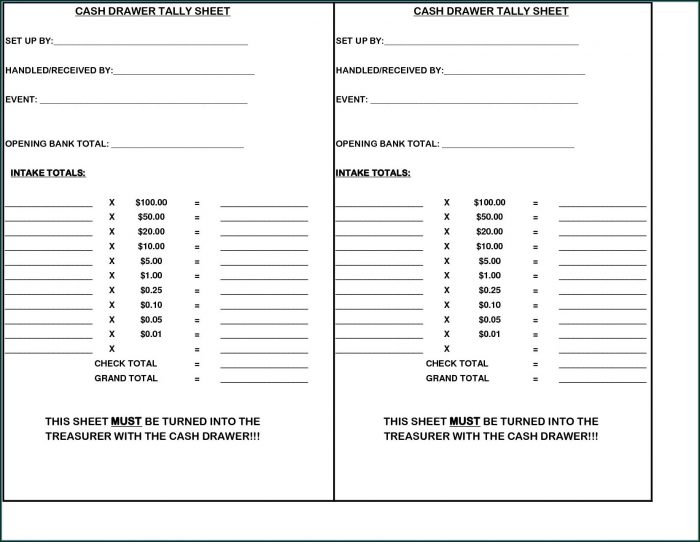 Cash Drawer Cashier Balance Sheet Template Excel Cash Drawer Cashier Balance Sheet Template Excel