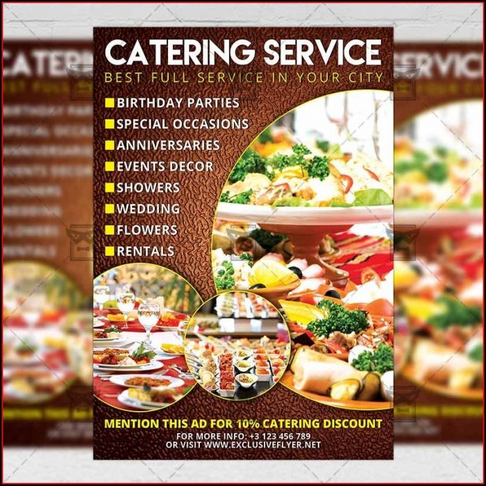 Catering Flyer Templates Free Catering Flyer Templates Free