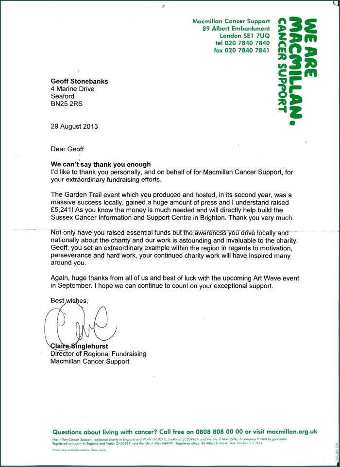 Charity Donation Thank You Letter Template Charity Donation Thank You Letter Template