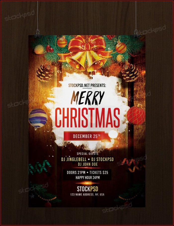 Christmas Flyer Template Download Christmas Flyer Template Download