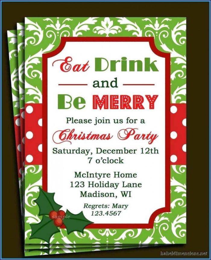 Christmas Invitation Templates Free Printable Christmas Invitation Templates Free Printable