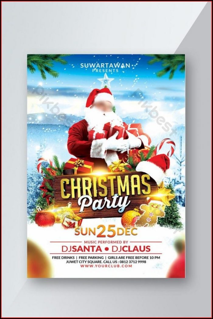 Christmas Party Flyer Template Free Download Christmas Party Flyer Template Free Download