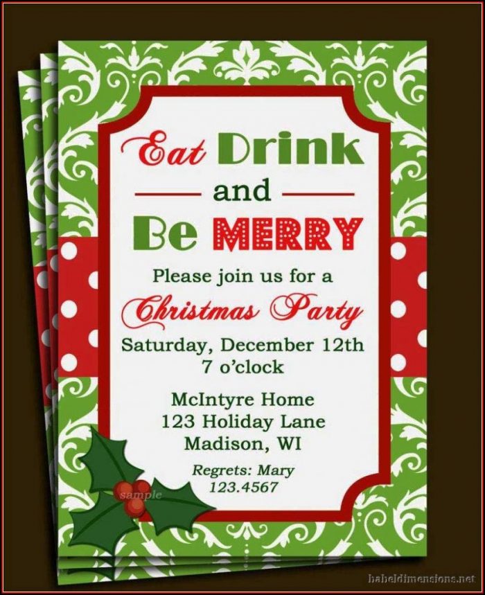 Christmas Party Free Holiday Party Invitation Templates Word Christmas Party Free Holiday Party Invitation Templates Word