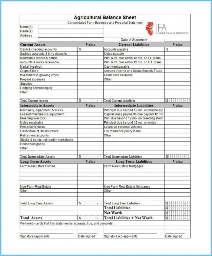 Company Balance Sheet Template Company Balance Sheet Template