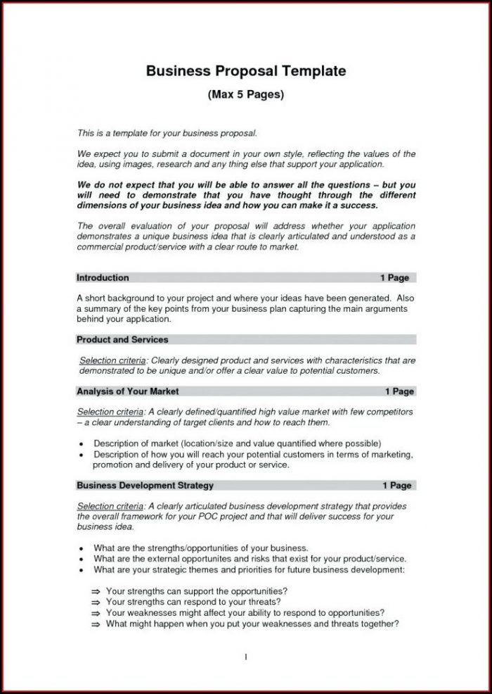 Construction Business Proposal Template Free Download Construction Business Proposal Template Free Download