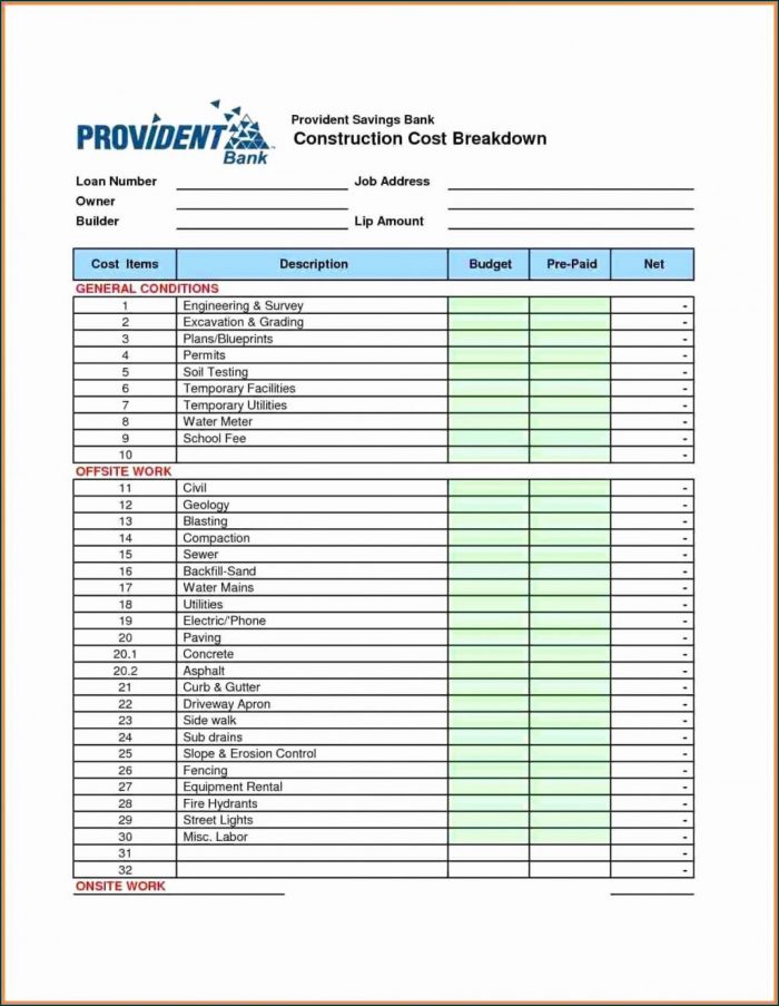 Construction Project Construction Cost Estimate Template Excel Construction Project Construction Cost Estimate Template Excel