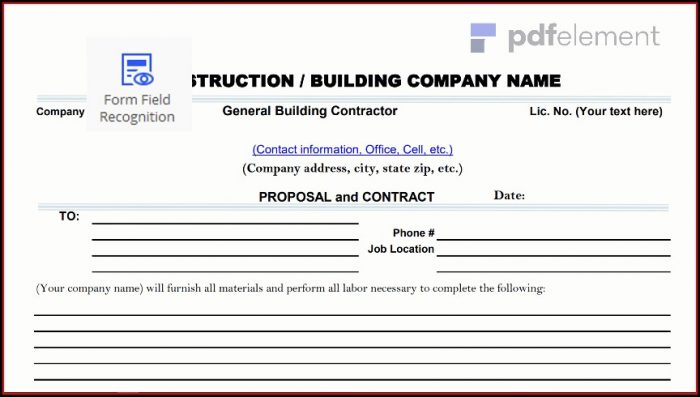 Construction Proposal Template Free Download (17) Construction Proposal Template Free Download (17)