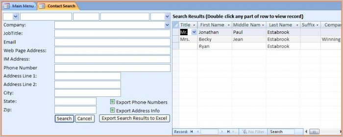 Customer Database Excel Template Customer Database Excel Template