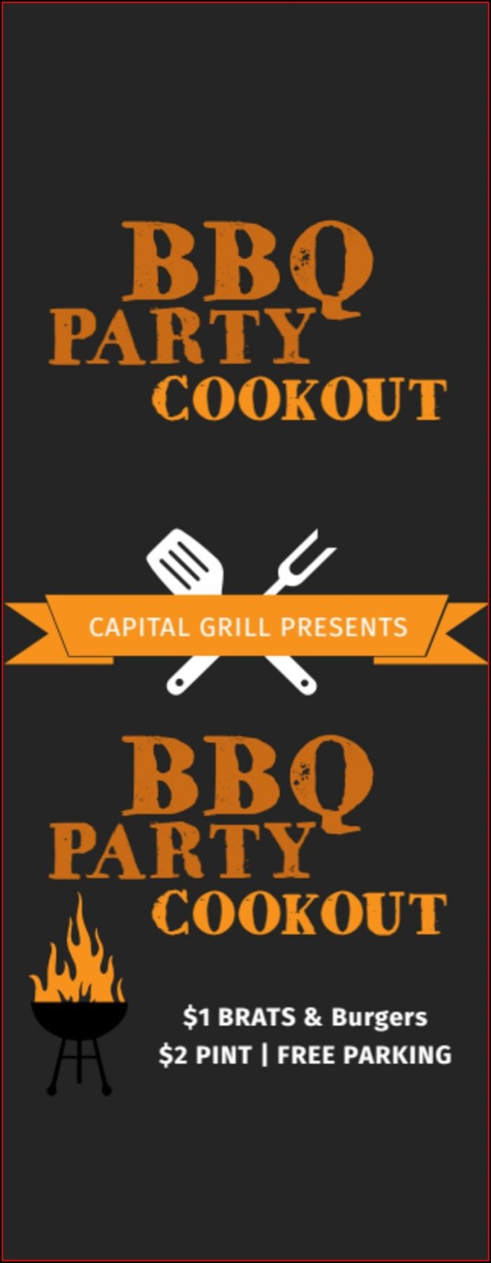 Customizable Bbq Ticket Template Customizable Bbq Ticket Template